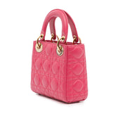 Mini Lambskin Cannage Lady Dior